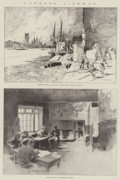 Le Courant de Londres - Charles Auguste Loye